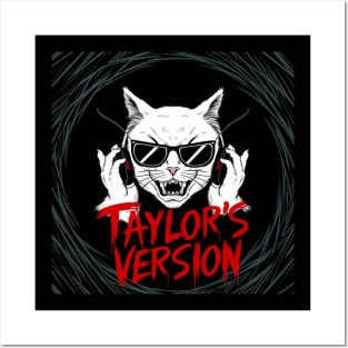 death metal taylors cat version Posters and Art